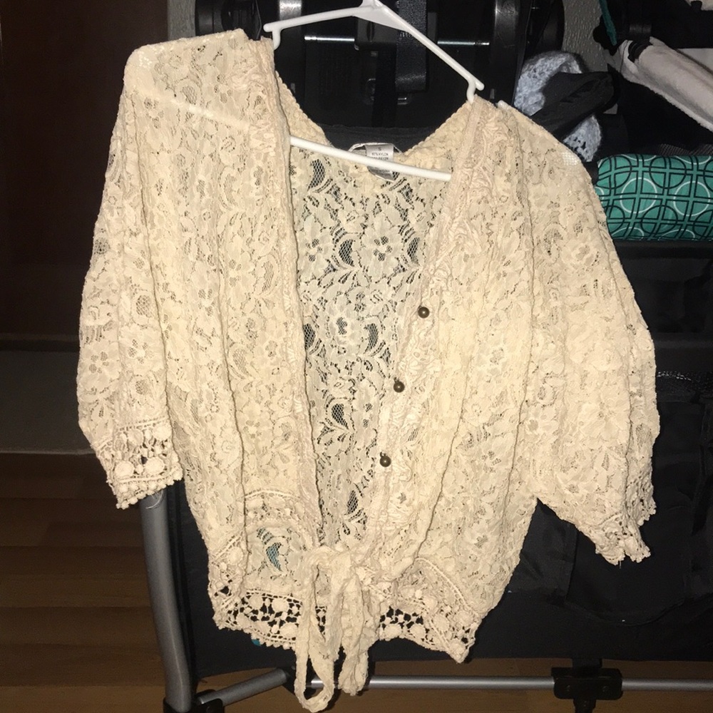 Lace cardigan